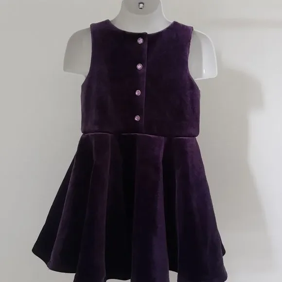 NWOT Velvet Purple Dress - Picture 2 of 5